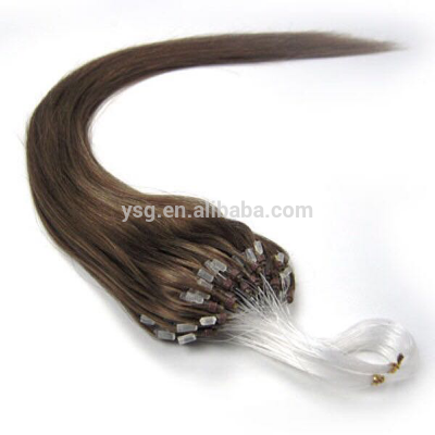 Free sample 2017 high quality remy virgin Russian cheap 30 inch Human Micro Ring Hair Extensions