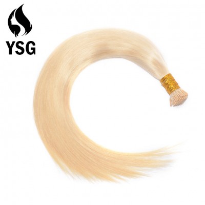 YSG 100% human hair 1g per piece 100 pieces per set Straight #613 I tip hair extension