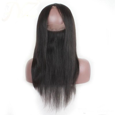 Factory Direct Supplied Peruvian Virgin Hair 360 Full Lace Frontal Closure 22.5x4x2