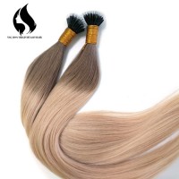 Wholesale Top Quality Double Drawn Brazilian Human Virgin Hair Extensions T color Nano Ring Hair Extension