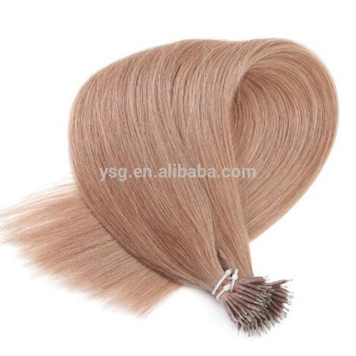 New year privilege Brazilian human hair quality nano ring virgin remy hair extension