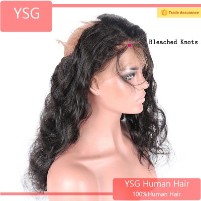 YSG 150% Density For Black Women Deep Wave hair Human 360 Lace Frontal Wig