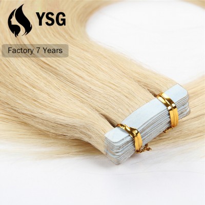 Wholesale top quality uk best selling products russian hair tape extensions