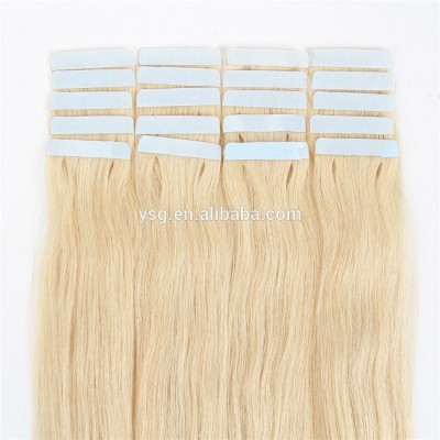 Human Hair tape Extensions Double Drawn Tape Hair Extensions Human 20pcs Remy European Straight hair all colors